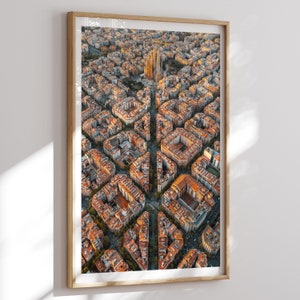 Barcelona Travel Print, Barcelona Wall Art, Cartel de Barcelona, España, Cartel de la ciudad imprimible, Descarga digital, Foto de Barcelona, Regalo de viajero