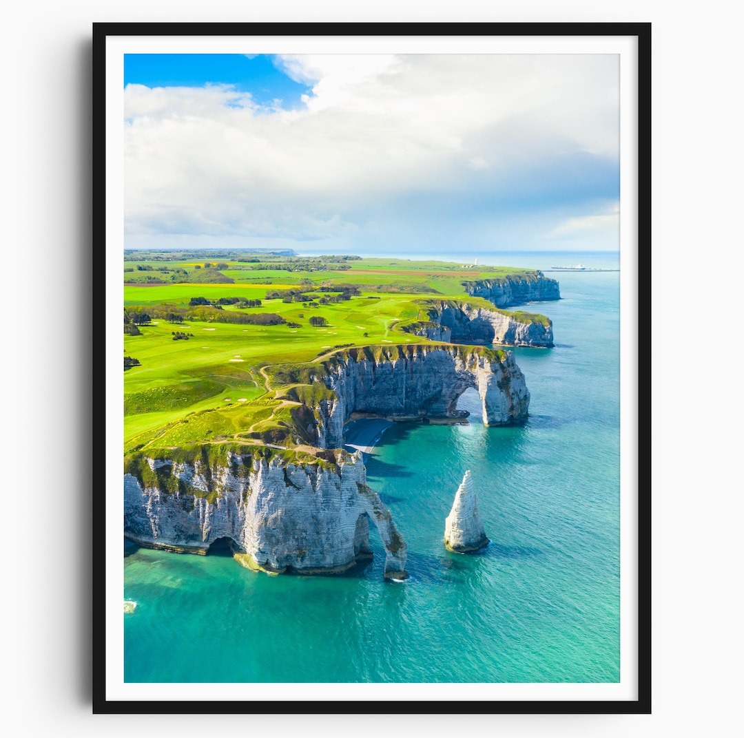 Etretat Photo Print, Etretat Cliffs Art, Normandy Wall Art, France ...