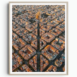Barcelona Travel Print, Barcelona Wall Art, Barcelona Poster, Spanje, afdrukbare stadsposter, digitale download, Barcelona foto, reiziger cadeau afbeelding 8