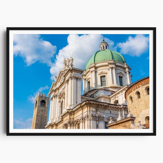 Brescia Italy Photo Print, Brescia Wall Art, Historic Palace Poster, Lombardy Travel Photography