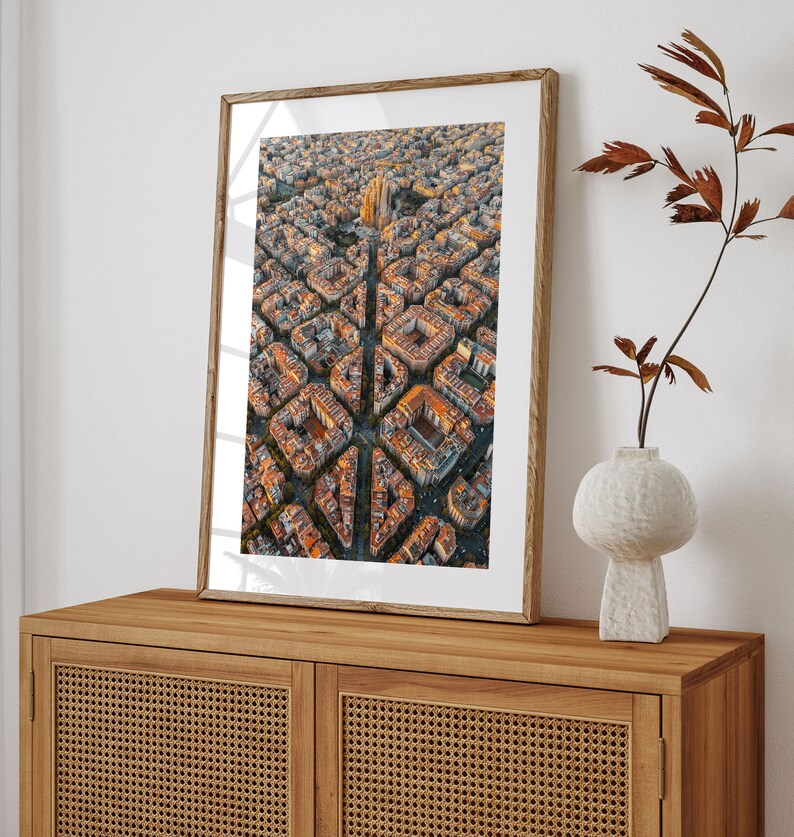 Barcelona Travel Print, Barcelona Wall Art, Barcelona Poster, Spanje, afdrukbare stadsposter, digitale download, Barcelona foto, reiziger cadeau afbeelding 9
