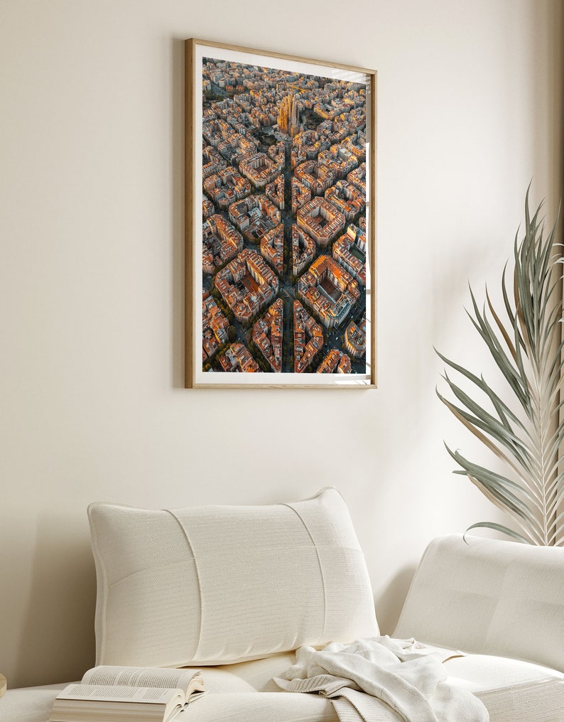 Barcelona Travel Print, Barcelona Wall Art, Barcelona Poster, Spanje, afdrukbare stadsposter, digitale download, Barcelona foto, reiziger cadeau afbeelding 5