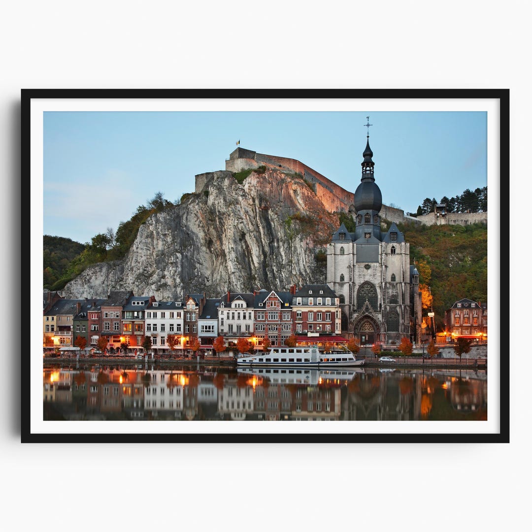Dinant Photo Print, Dinant Citadel Art, Dinant Wall Art, Belgium Poster ...