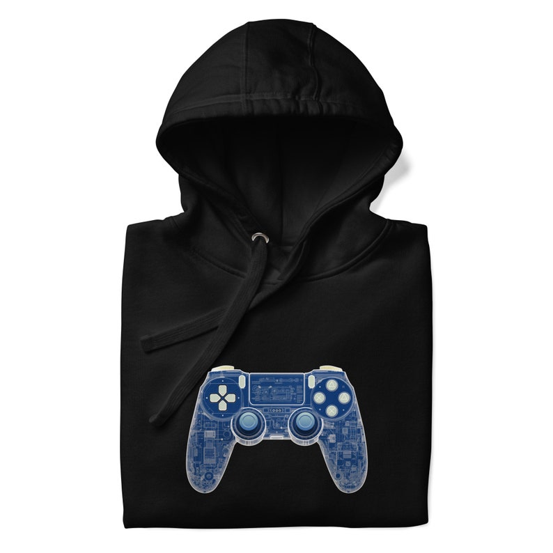 Video Game Blueprint Controller Sweater Unique Gamer Pullover With