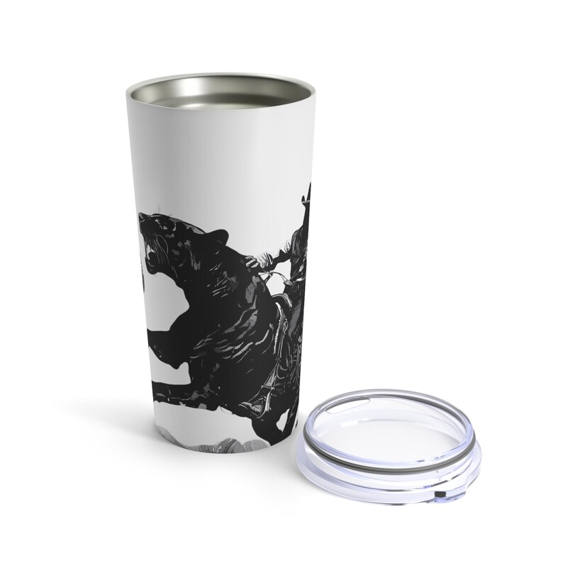 Carolina Football Panther Cowboy Tumbler 20oz Etsy