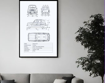 Classic Poster: Renault 4 GTL design