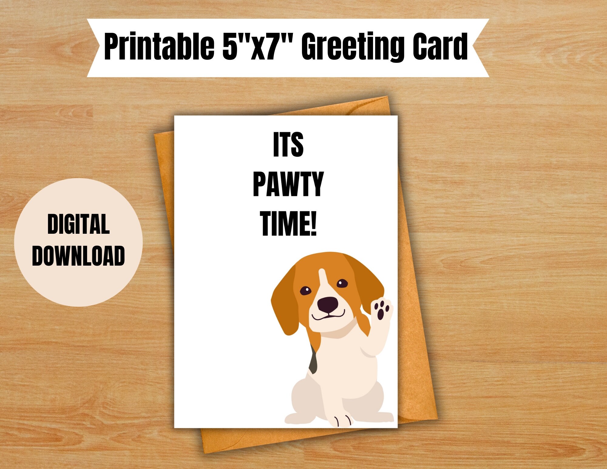 Printable Birthday Card From Dog - Il Fullxfull.5690734361 J5hy 