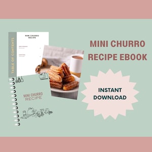 Churro Recipe,Copy Cat Disney Churro Recipe, Churro Cupcake Recipe, Easy Homemade Recipe, Baking Recipes, Printable Recipes, PDF Recipes