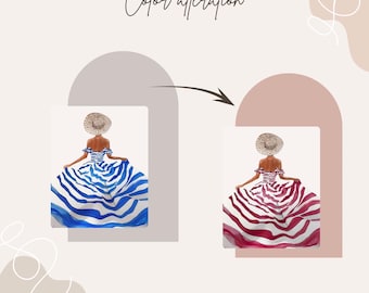 Alteration of a print from Colette printables collection
