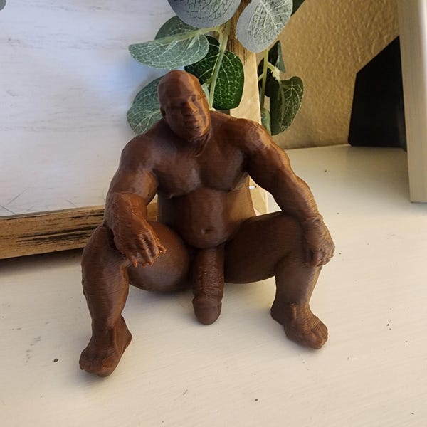 The "Barry Wood" Figurine – Sitting Guy Meme Desk Prank Gag Gift