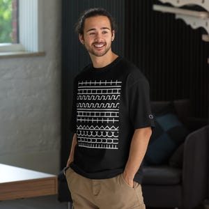 Men&#39;s Champion T-Shirt with hidden swear message f**t**sh**