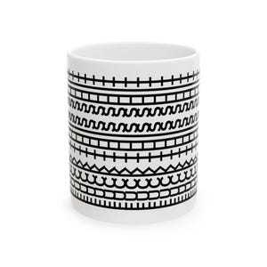 Sassy Ceramic Mug, Funny Coffee Mug, Gift for Coffee Lovers, Kitchen Decor, Unique Mug Design, Humor, Black and White