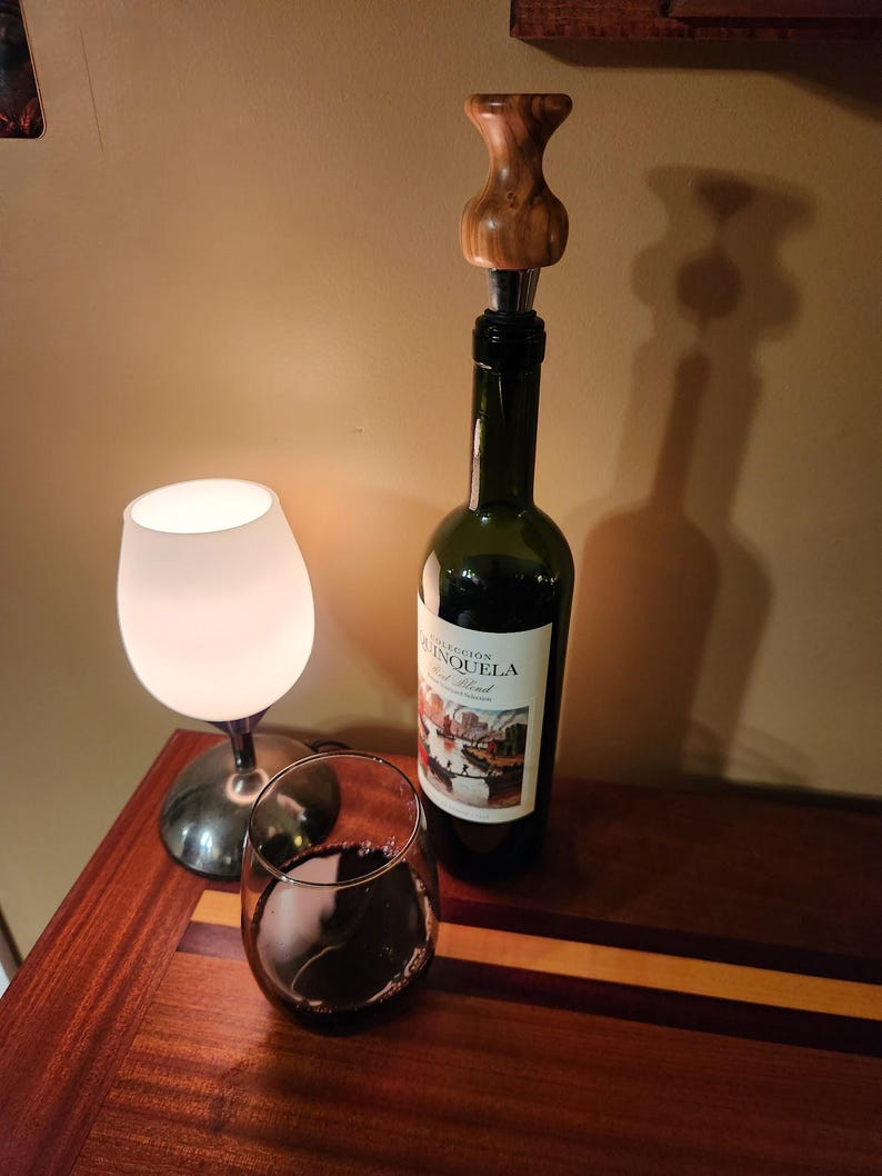 Sawn31Woodcrafts Wine Bottle Stopper - Thumbnail 2