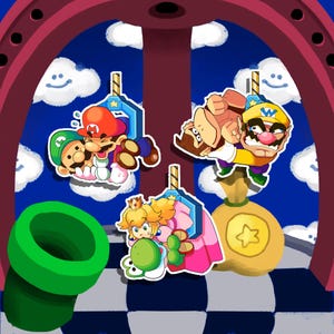 Mario Party Crane Game Stickers!