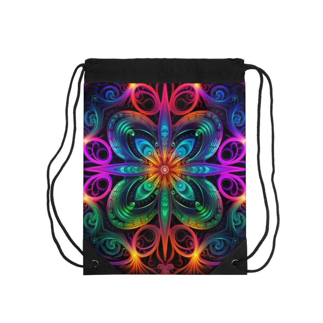 Teletech Rave Bag Rave Drawstring Bag, Party Bag, Cool Drawstring Bag - Etsy