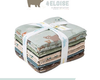 FAT QUARTER BUNDLE Elmer and Eloise - 18 pieces - Riley Blake Designs, Pre Cut Precut 100% Quilters Cotton Fabric