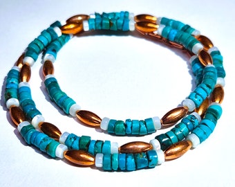 Turquoise Copper Necklace