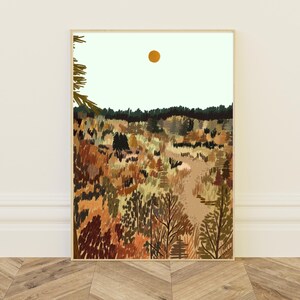 Fall Valley Digital Print