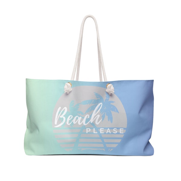 Get vacation ready with Beach Please! Weekender Bag