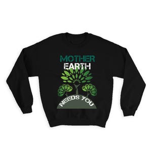 Sweat-shirt respectueux de l'environnement, protection de la terre nourricière, papier kraft, design écologique