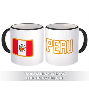 Peru Mug Gift Flag Pride Patriotic Expat Peruvian Country
