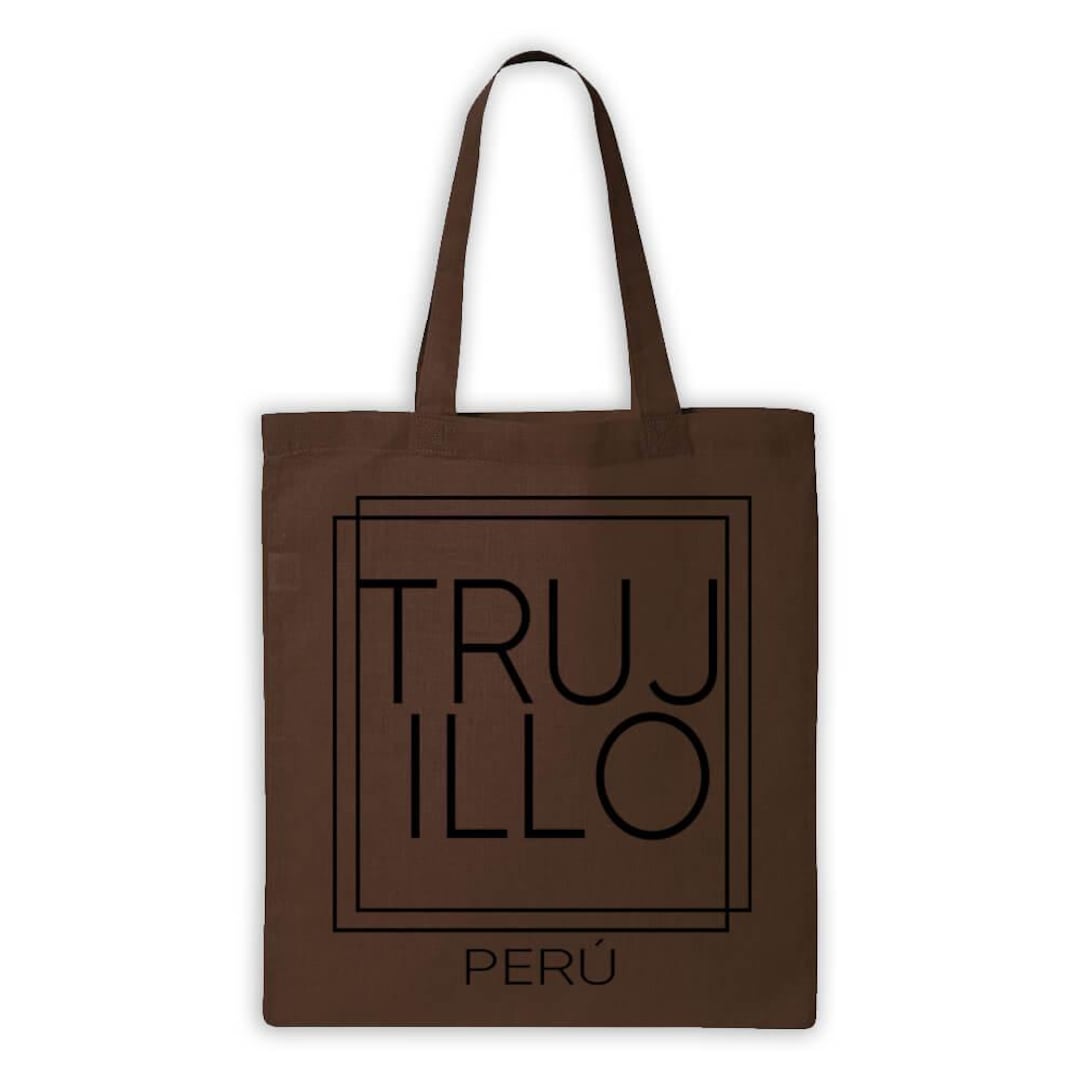 TRUJILLO Peru Standard Tote Bag Gift Square Modern Minimalist Font - Etsy