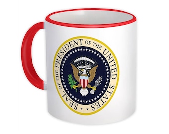 Presidential Seal Mug Gift American Patriot Trump USA United States