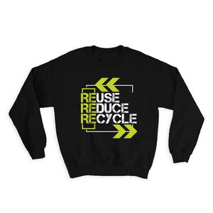 Papier kraft écologique, réutilisation, réduction du recyclage, cadeau de sweat-shirt Pensée verte pour la protection de la nature