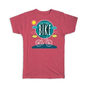 Cadeau de t-shirt en papier kraft Eco Go By Bike Énergie verte Respectueux de la nature Recyclable
