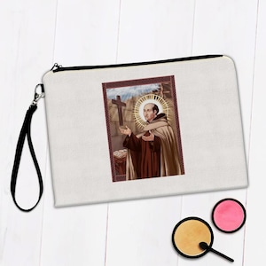 Saint John Of The Cross Makeup Bag Gift Catholic Christian Spanish Priest Religious Faith