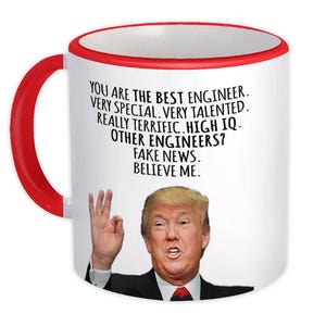 ENGINEER Funny Trump Mug Gift Best ENGINEER Birthday Christmas Jobs