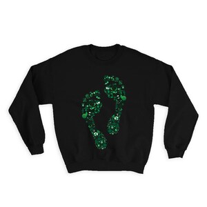 Sweat-shirt écologique en papier kraft Green Steps, signe de recyclage en cadeau, protégez notre planète