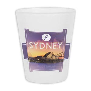 Opera House Frosted Borrelglas Cadeau Sidney Australia Travel Souvenir