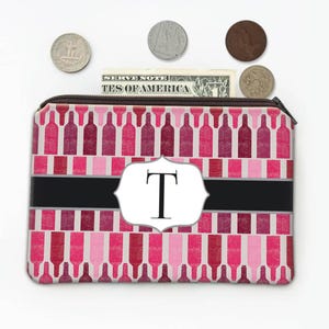 Patrón de regalo para monedero con botellas de vino por todas partes, decoración de pared en rojo burdeos, sin costuras para el hogar y la cocina.