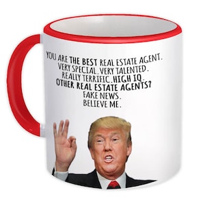 REAL ESTATE AGENT Funny Trump Mug Gift Best Realtor Birthday Christmas