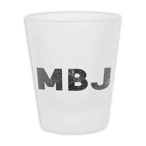 Jamaica Sangster Airport Montego Bay MBJ Frosted Shot Glass Airline Travel Pilot Gift
