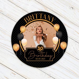 Set of 4 Personalized Drink Coaster, Custom Round Coaster, Bulk Coaster for Birthday, Customized Gift Coaster, Neoprene Party Coasters