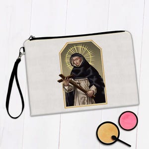 Saint Louis Bertrand Makeup Bag Gift Spanish Dominican Friar Catholic Church Christian Faith