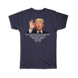 Geweldige Engelse setter moeder cadeau grappig troef T-shirt hond moeder huisdier eigenaar verjaardag eerste kerstdag