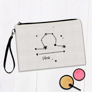 Libra Makeup Bag Gift Zodiac, Sign Esoteric Horoscope Astrology