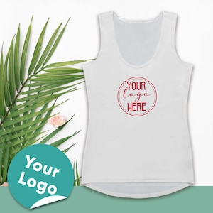 Personalisiertes Damen All-Over Print Tank Top Benutzerdefiniertes Tank Top Individuelles Sport Laufgeschenk Lässiges Damen T-Shirt Logo Ihr Design Tank Top