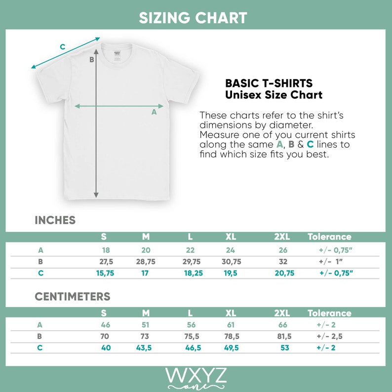 Sizing Chart