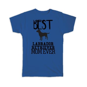 Beste hond labrador retriever moeder ooit T-shirt cadeau hond silhouet huisdier cartoon eigenaar