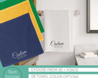 Personalized Cotton Rally Towel Fingertip Bath Decor Customized Rally Towel Custom Sport Events Workout Gym Promotional Gift Your Own Design