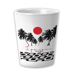 Rio de Janeiro Ipanema keramische borrelglas cadeau Brazilië Brazilië souvenir beker