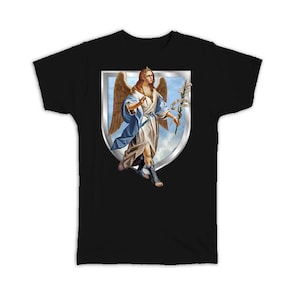 Saint Gabriel The Archangel T-Shirt Gift Catholic Angel Religious