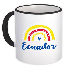 Ecuador Ecuador Mug Gift Rainbow