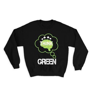 Sweat-shirt en papier rustique kraft respectueux de l'environnement Green Thinking cadeau Bullet Journal Bio