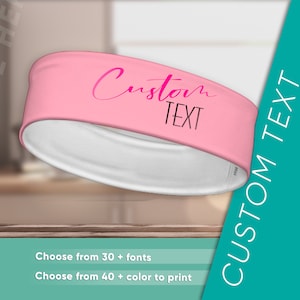 Personalized Headband, Customized Headband Workouts, Girls & Adult Headbands, Sports Teams Gym Headbands, Soccer Headband, Gift Own Design