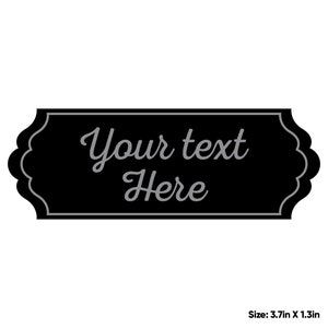 Customized Textured Banner Trim Chalkboard Sticker Bulk Pantry Organize Label Tag Decor Wedding Kitchen Food Chalk Board Spice Canister Jar